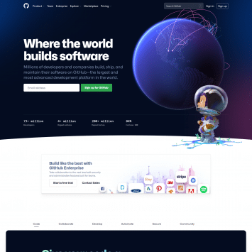 GitHub Homepage