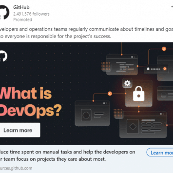 GitHub LinkedIn Ads 1