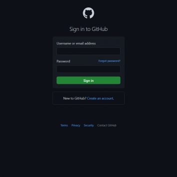 GitHub Login