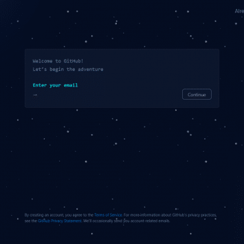 GitHub Signup 1