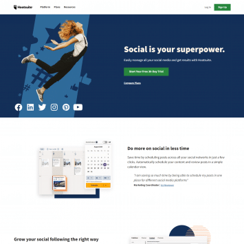 Hootsuite Homepage