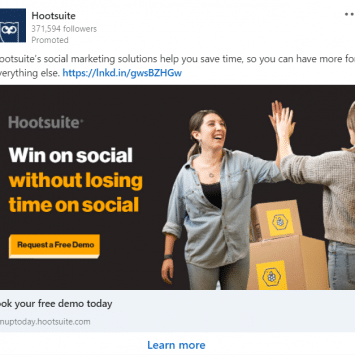 Hootsuite LinkedIn Ads 1