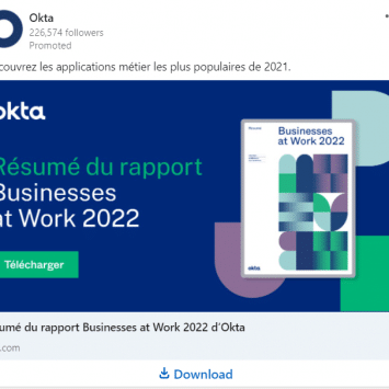 Okta LinekdIn Ads 1