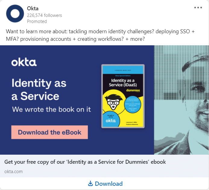 Okta LinekdIn Ads 2