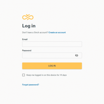 Sinch Login