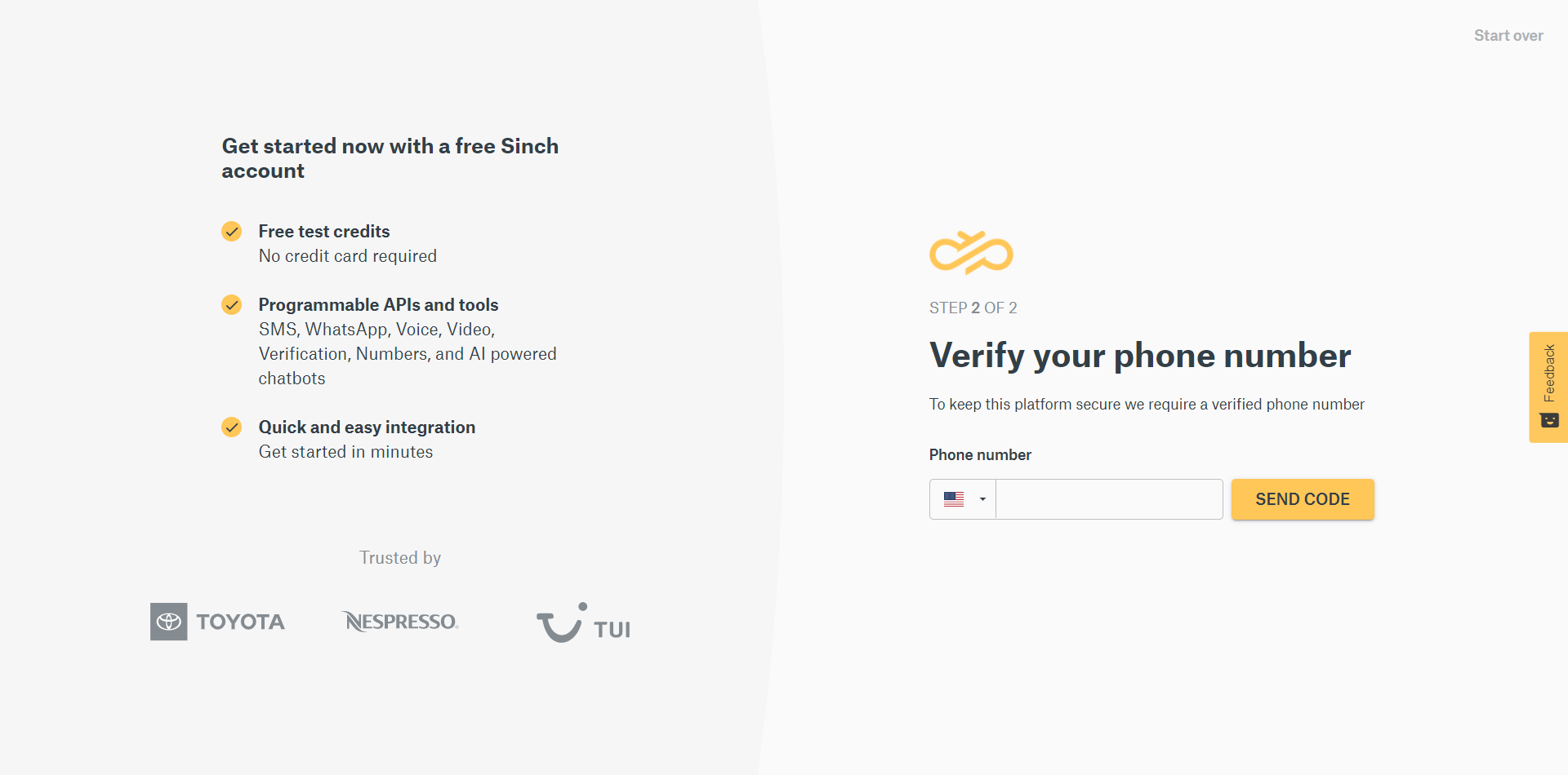 Sinch Onboarding 2