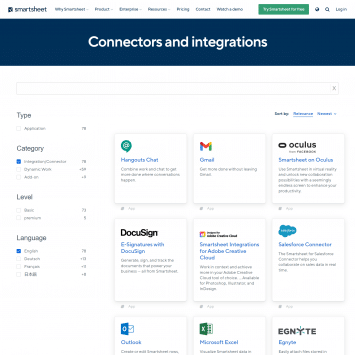 Smartsheet Integrations