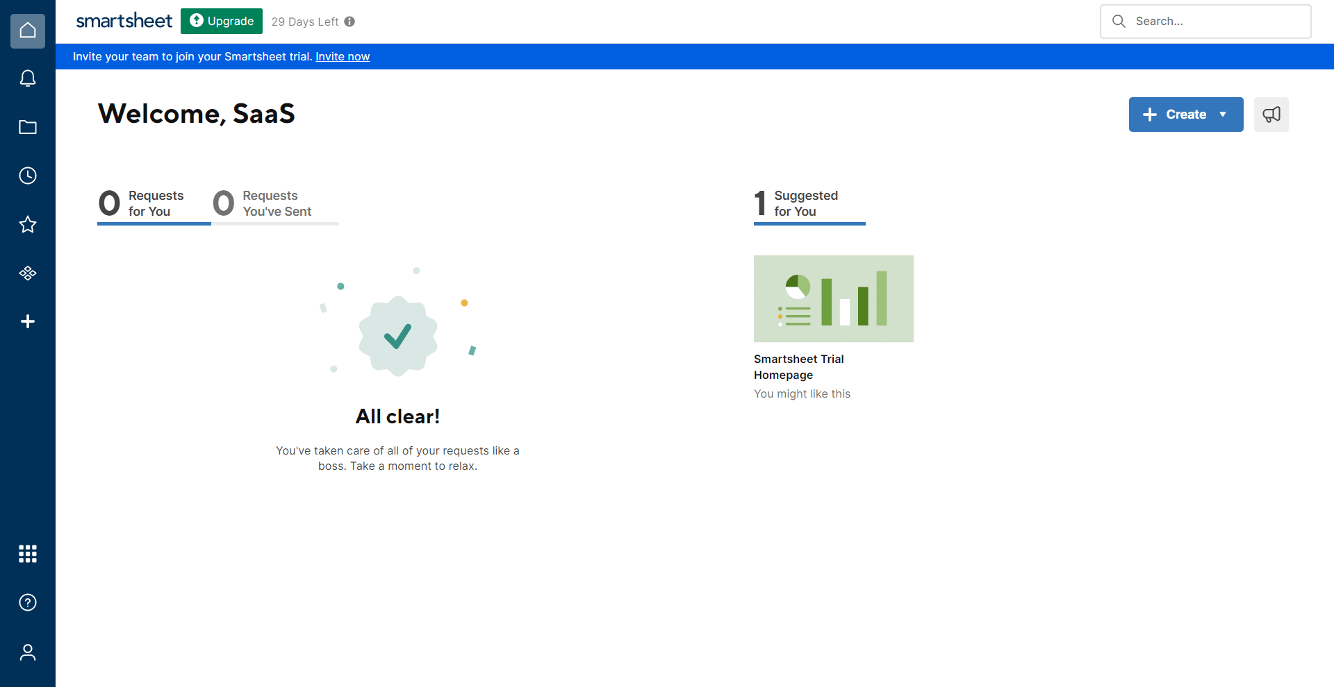 Smartsheet Dashboard