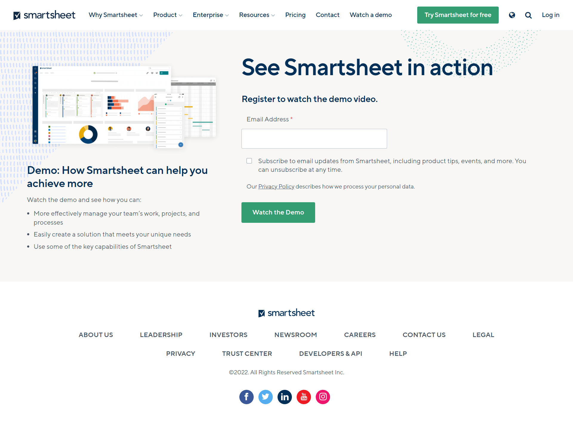 Smartsheet Demo