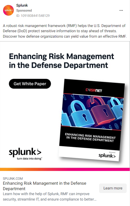 Splunk Facebook Ads 1