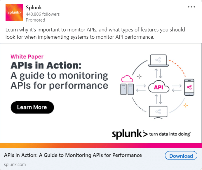 Splunk LinkedIn Ads 1