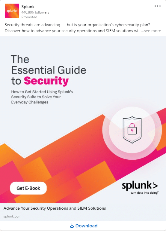 Splunk LinkedIn Ads 2