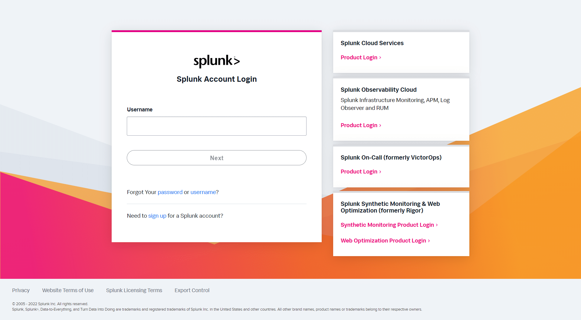 Splunk Login