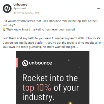 Unbounce Facebook Ads 1