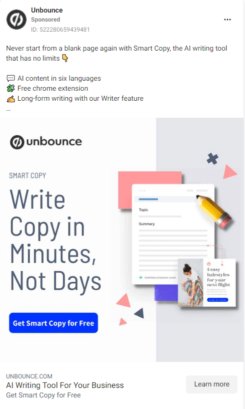 Unbounce Facebook Ads 2