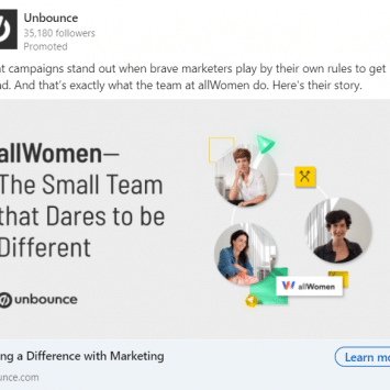 Unbounce LinkedIn Ads 1