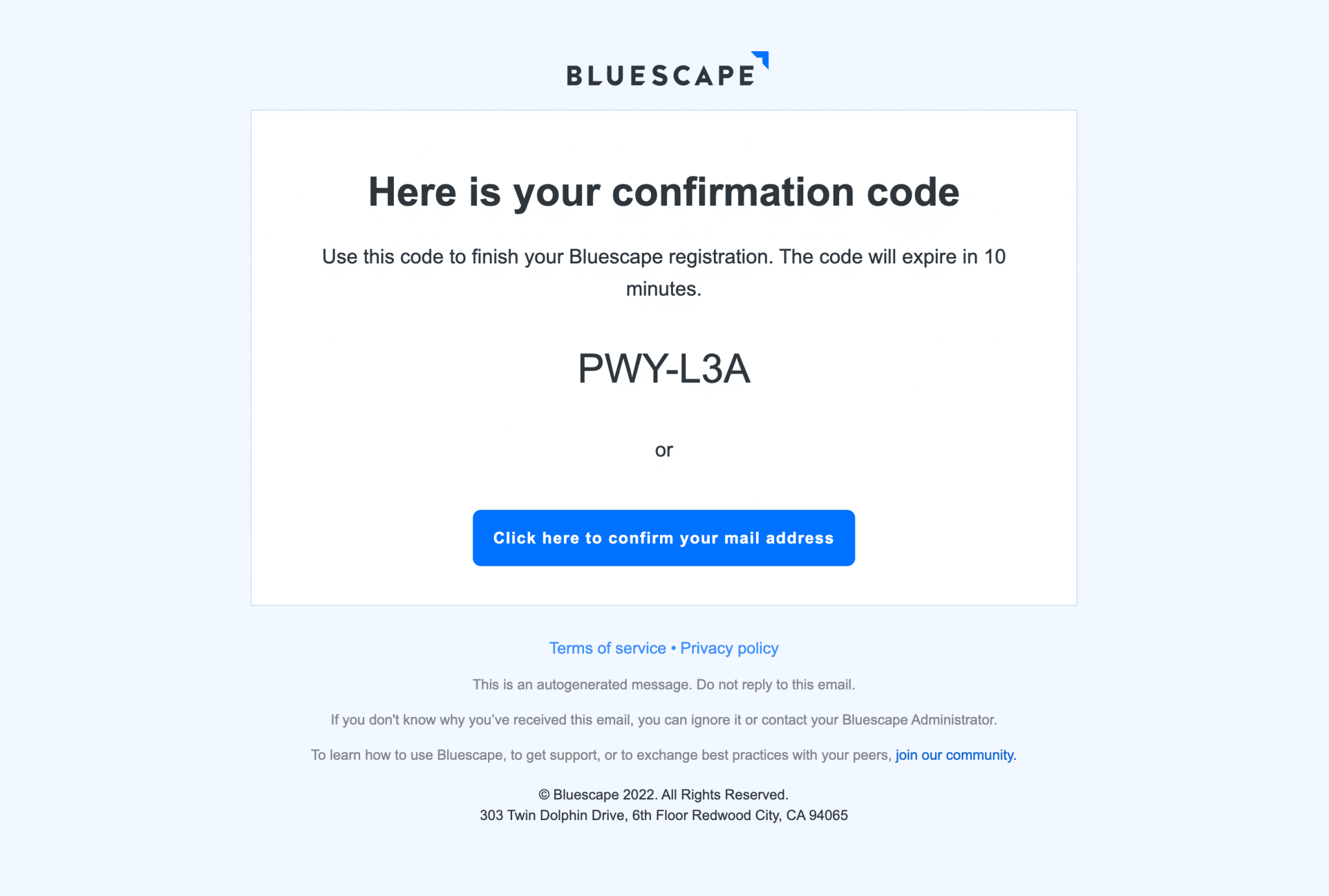 Bluescape Account Activation