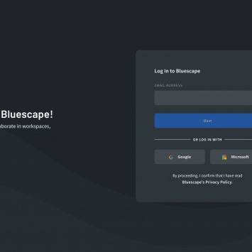 Bluescape Login