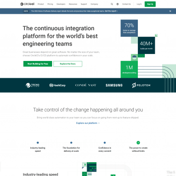CircleCI Homepage