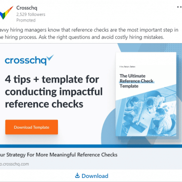 Crosschq LinkedIn Ads 1