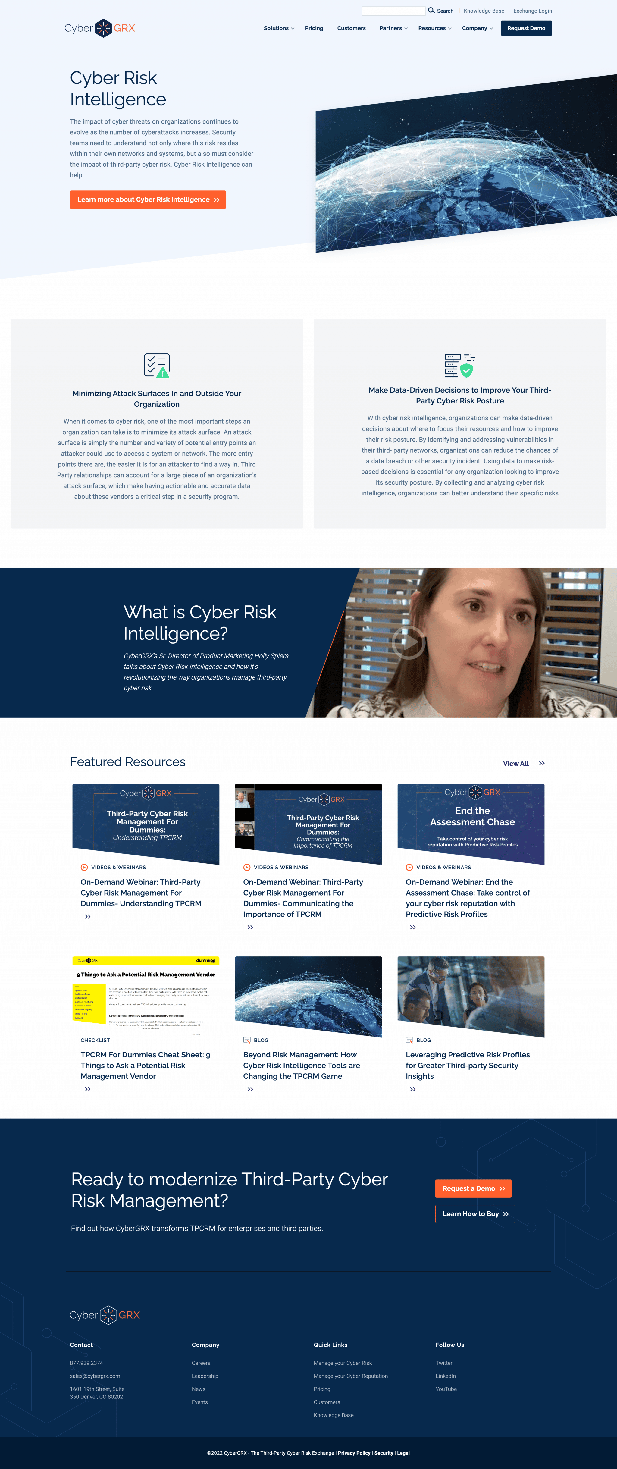 CyberGRX Products