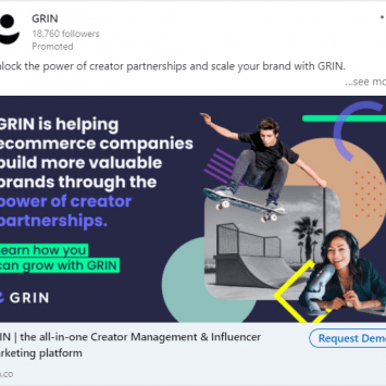 GRIN LinkedIn Ads 1