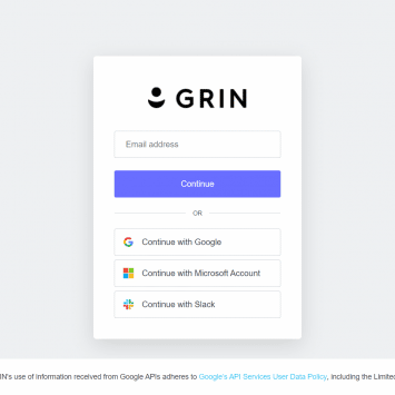 GRIN Login