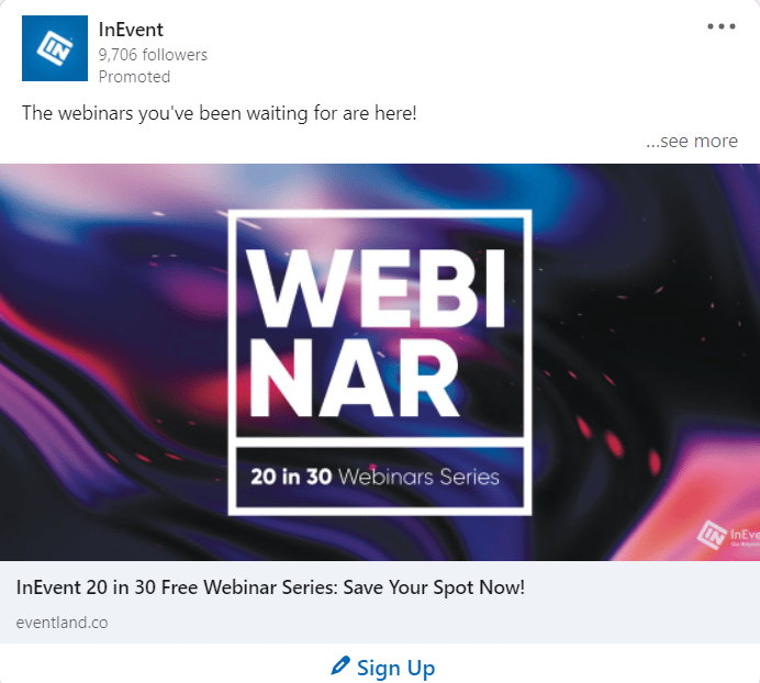 InEvent LinkedIn Ads 2