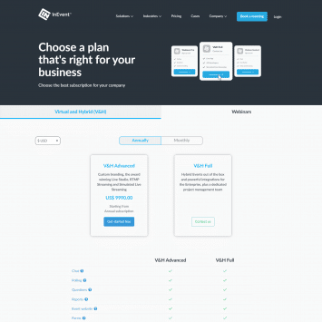 InEvent Pricing