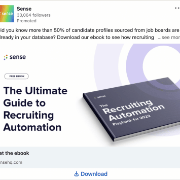 Sense LinkedIn Ads 1