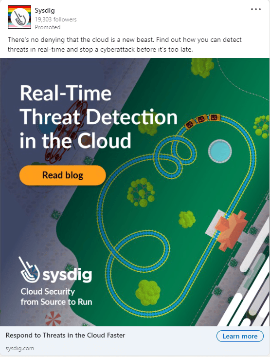 Sysdig LinkedIn Ads 3