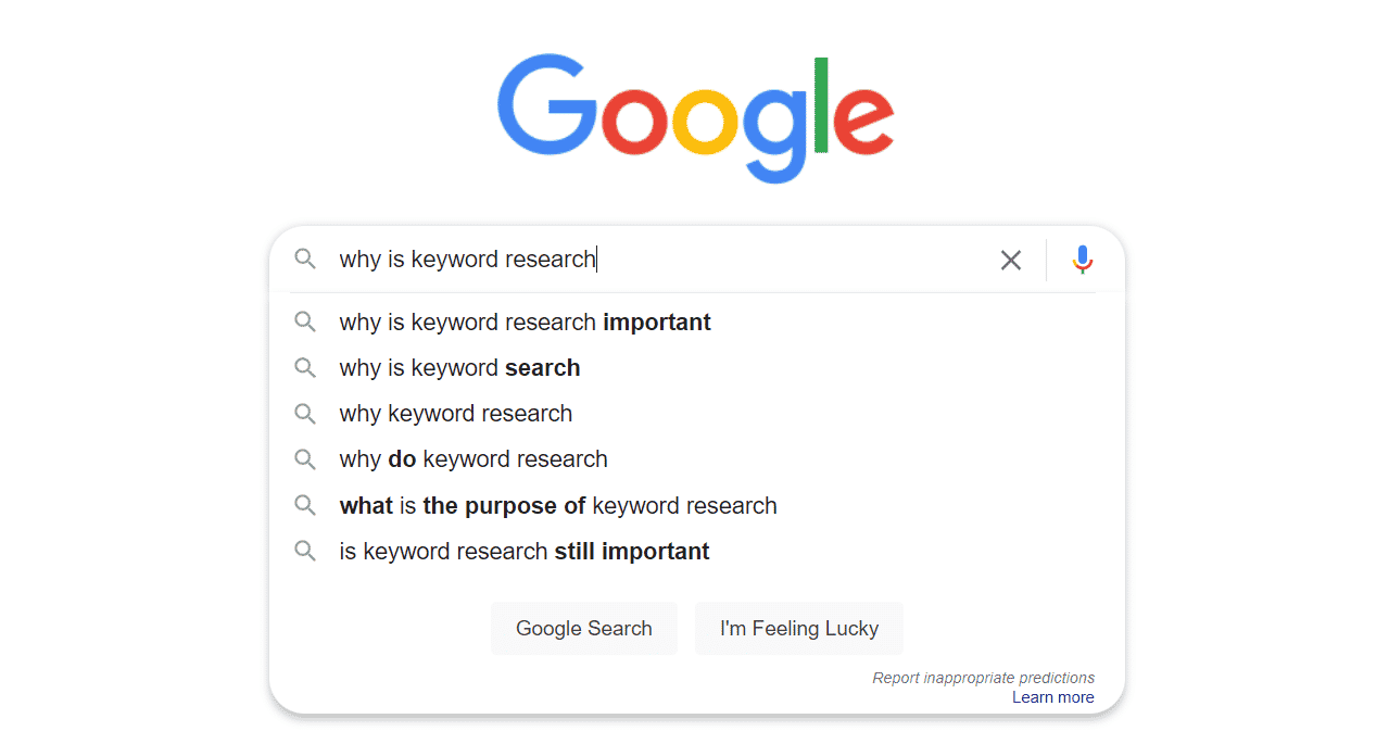 Why is keyword research