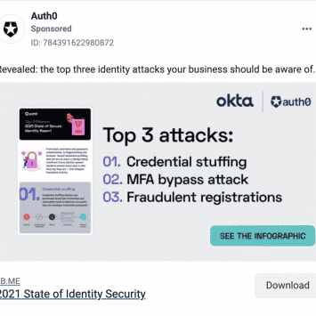 Auth0 Facebook Ads 1