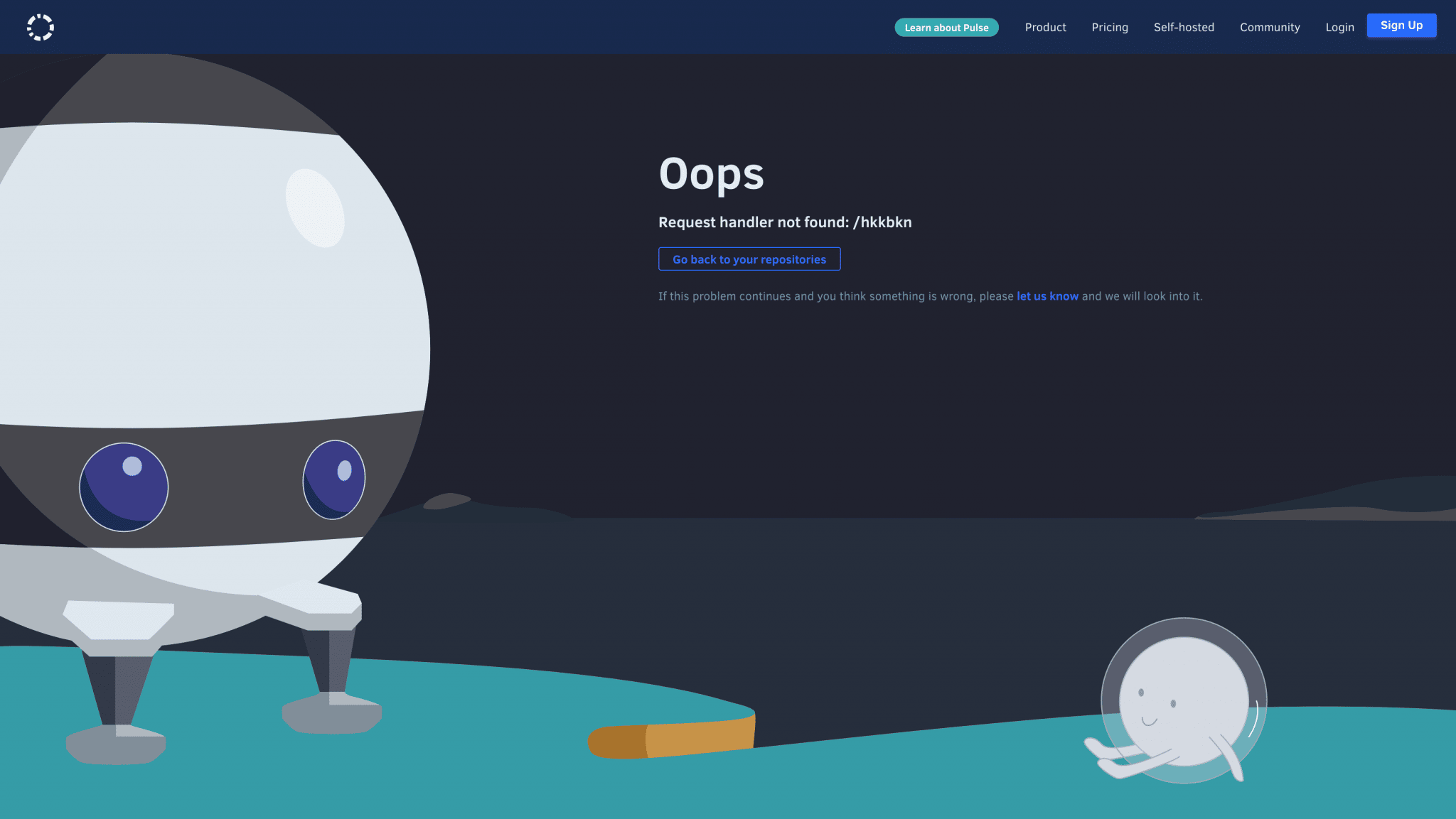 Codacy 404 Page Not Found