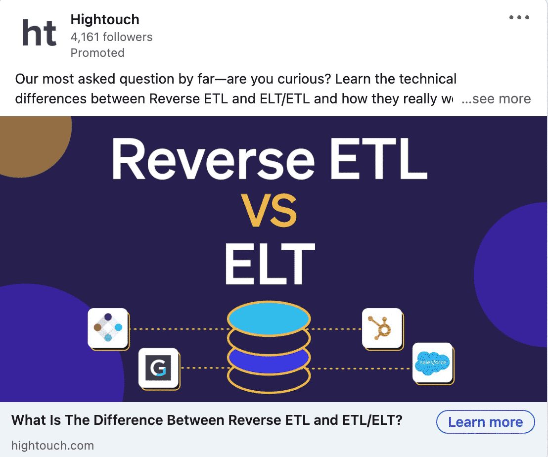 Hightouch LinkedIn Ads 3