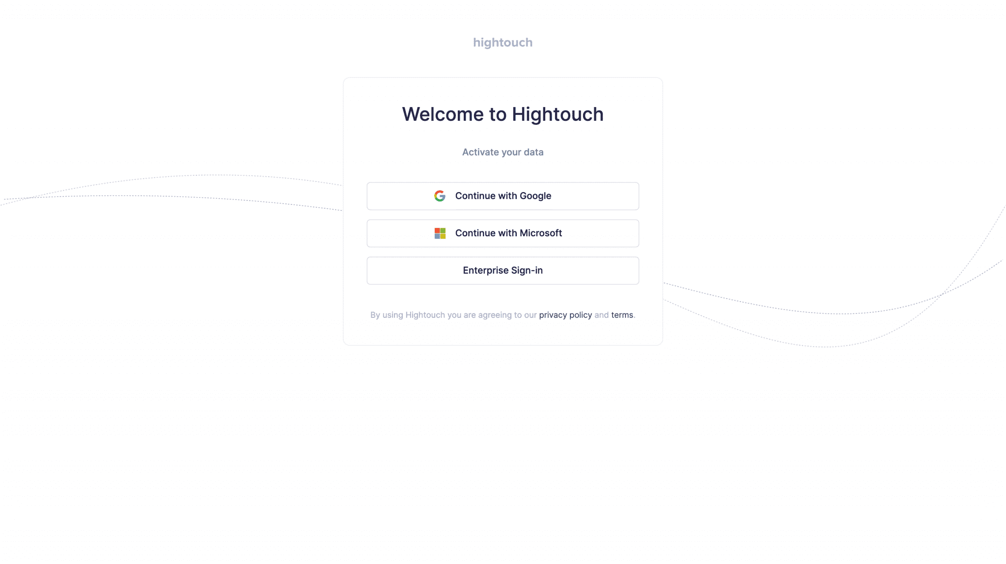 Hightouch Login