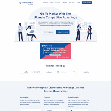 Intricately Homepage