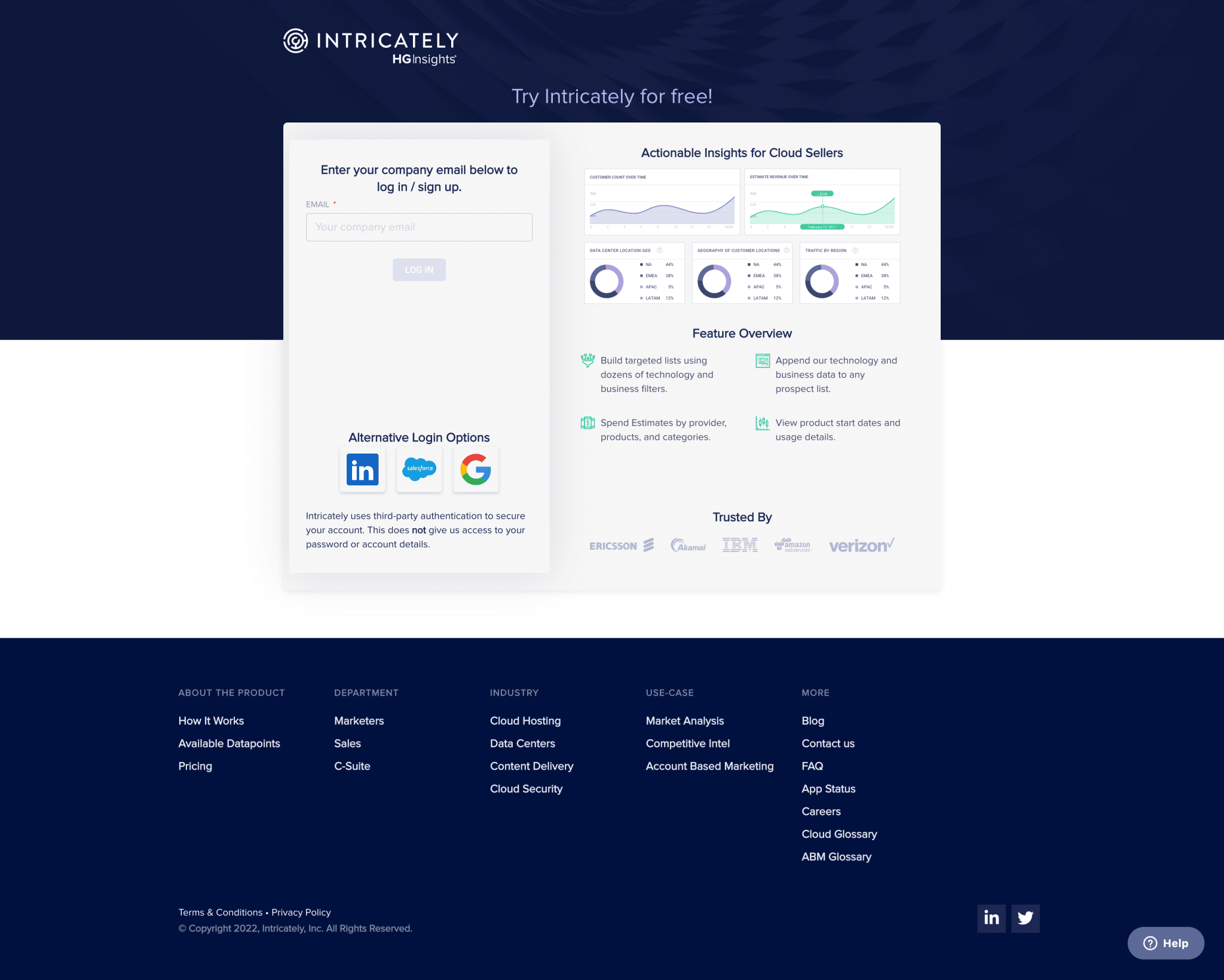 Intricately Signup