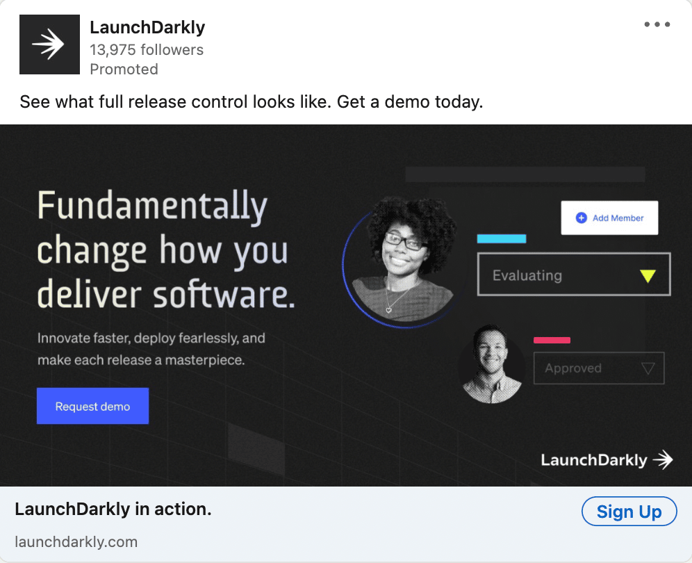 LaunchDarkly LinkedIn Ads 2