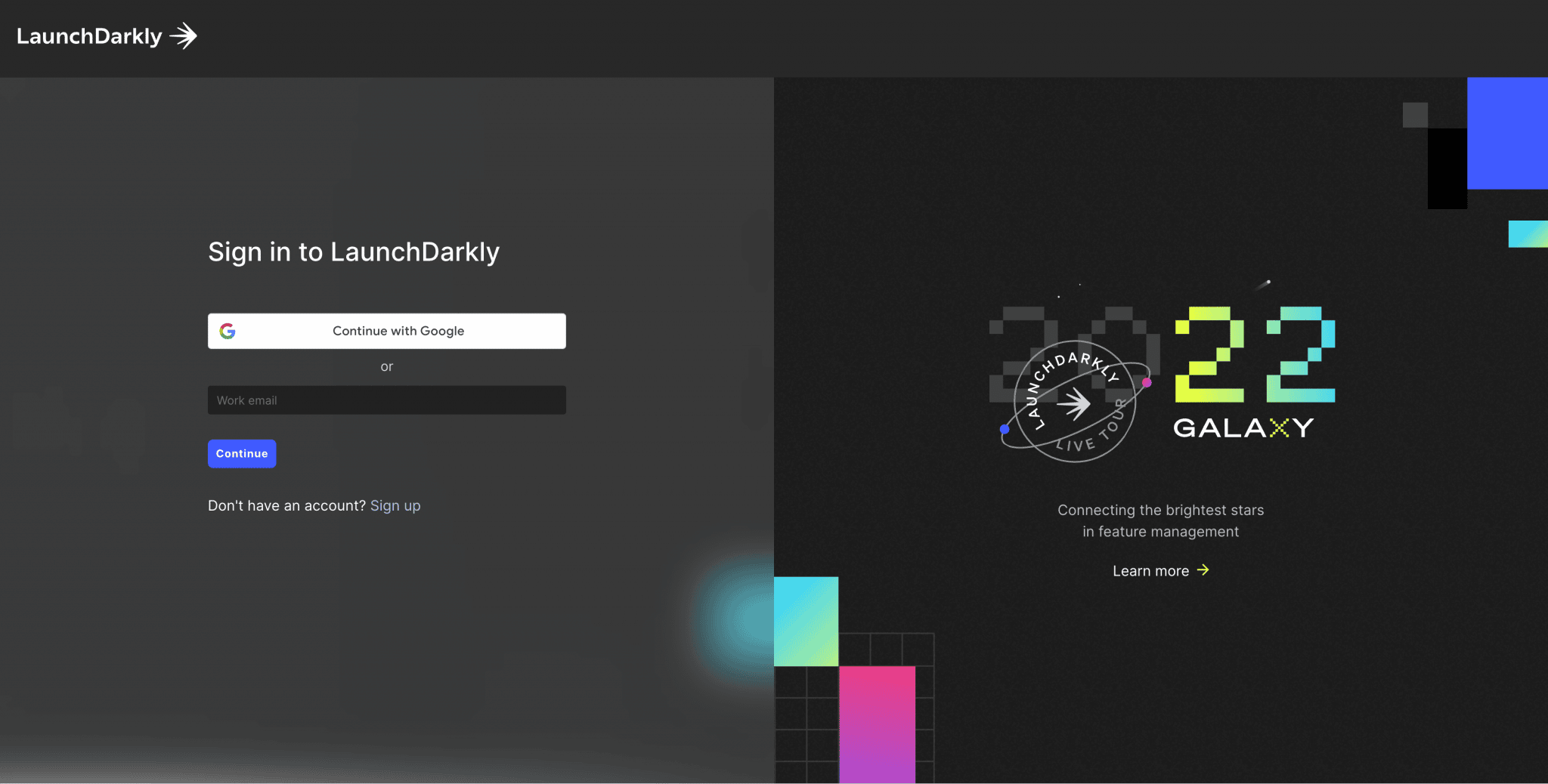 LaunchDarkly Login