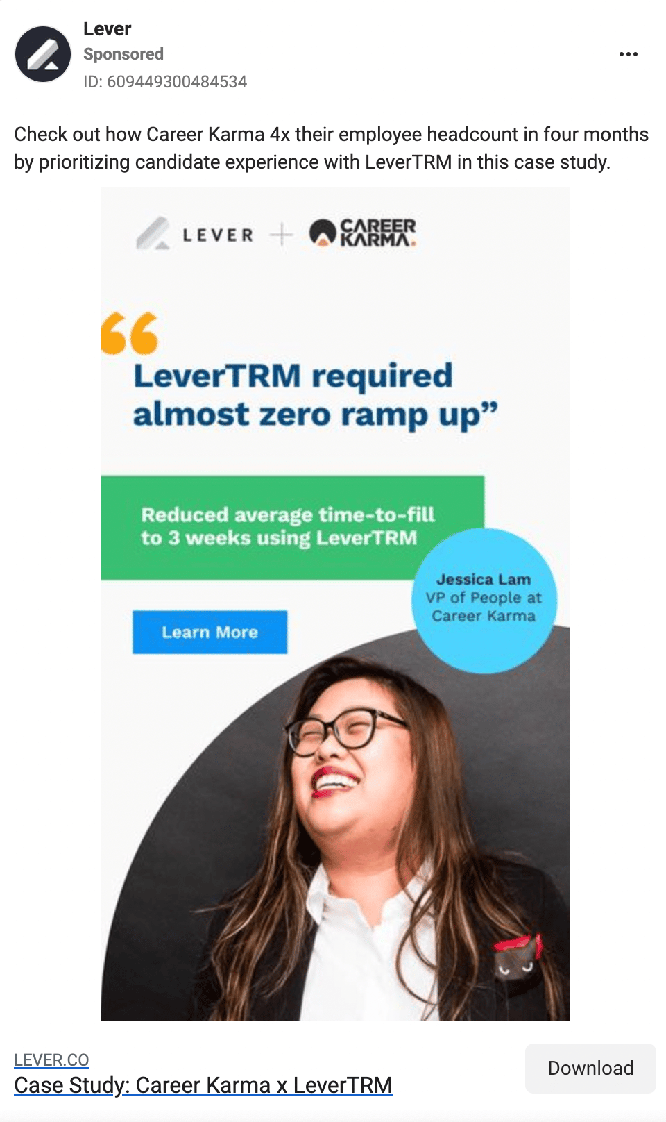 Lever Facebook Ads 2