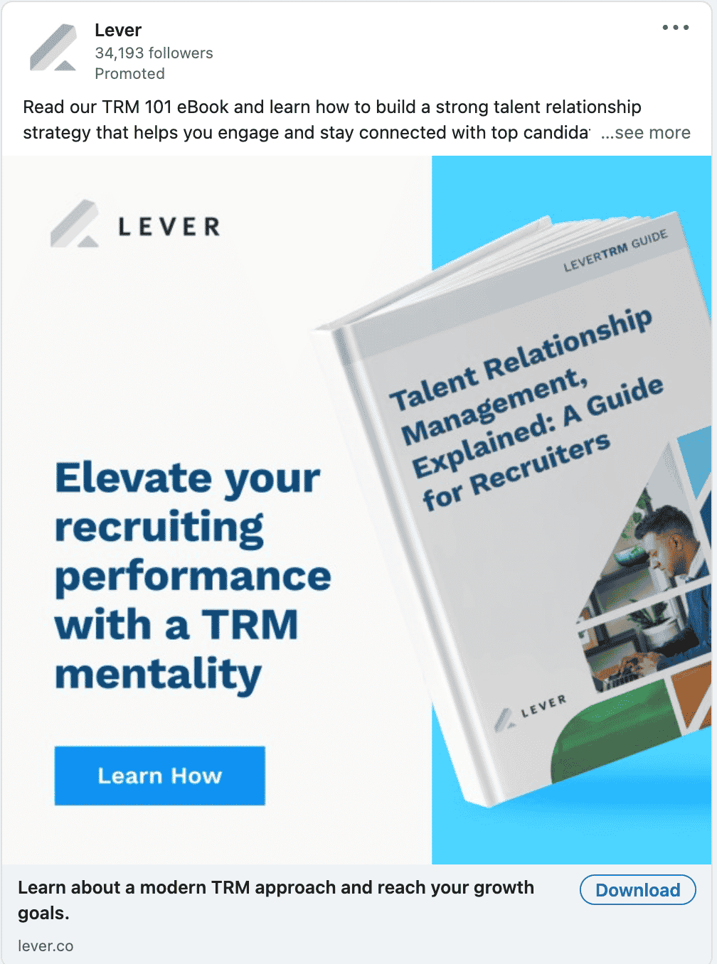 Lever LinkedIn Ads 2