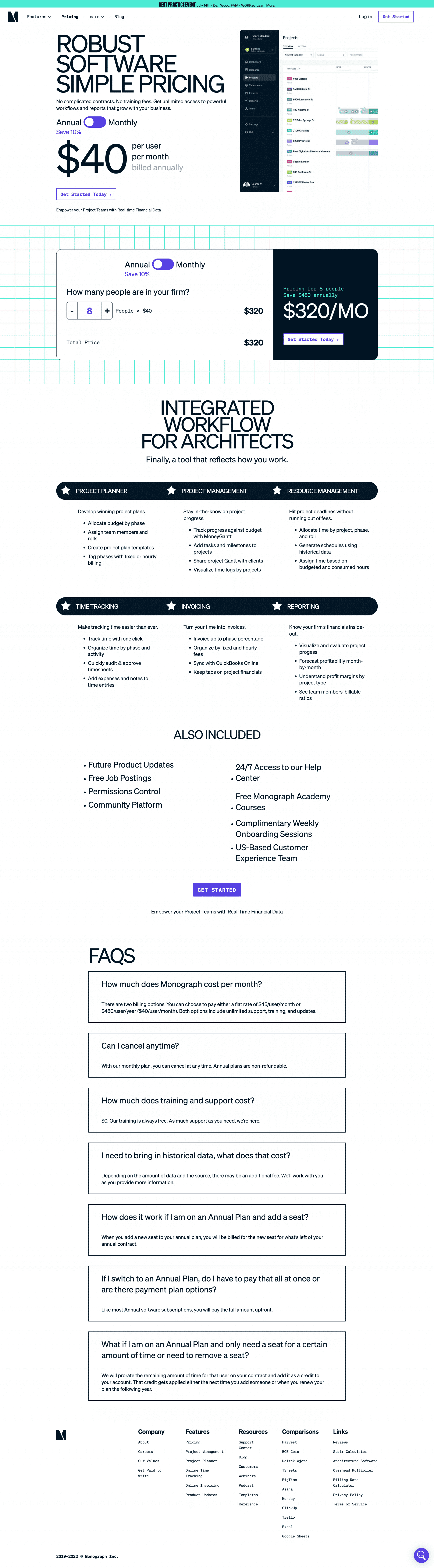 Monograph Pricing