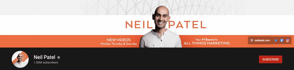 Neil Patel Startup Marketing Channel