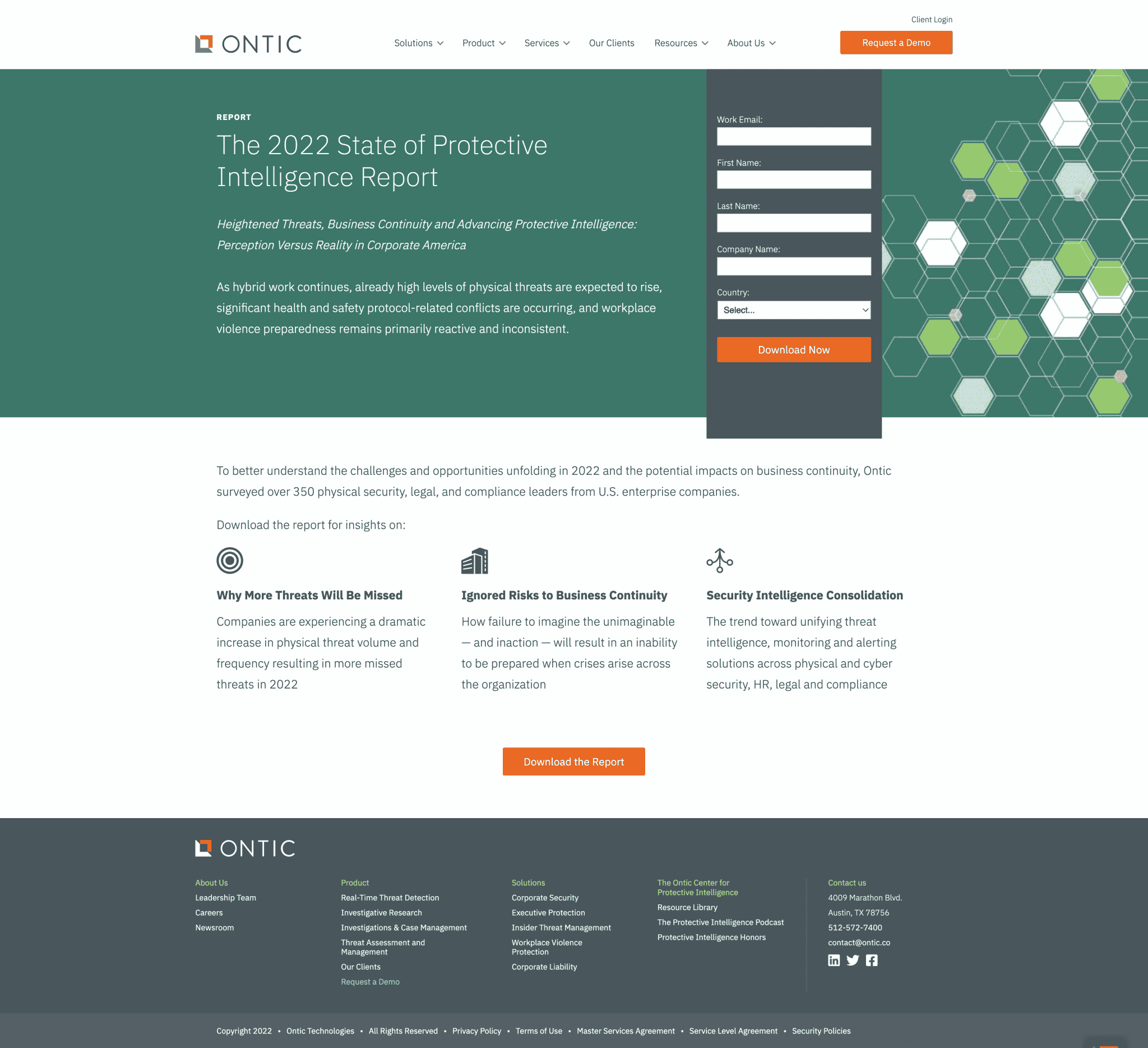 Ontic Report