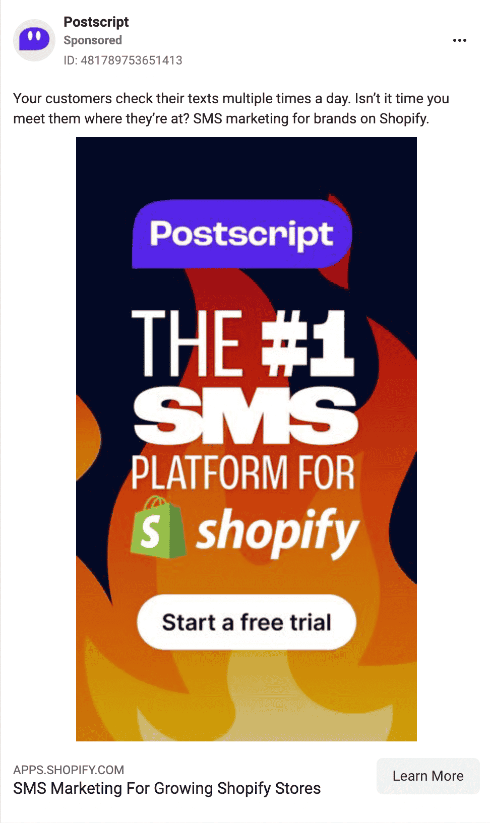 Postscript Facebook Ads 3