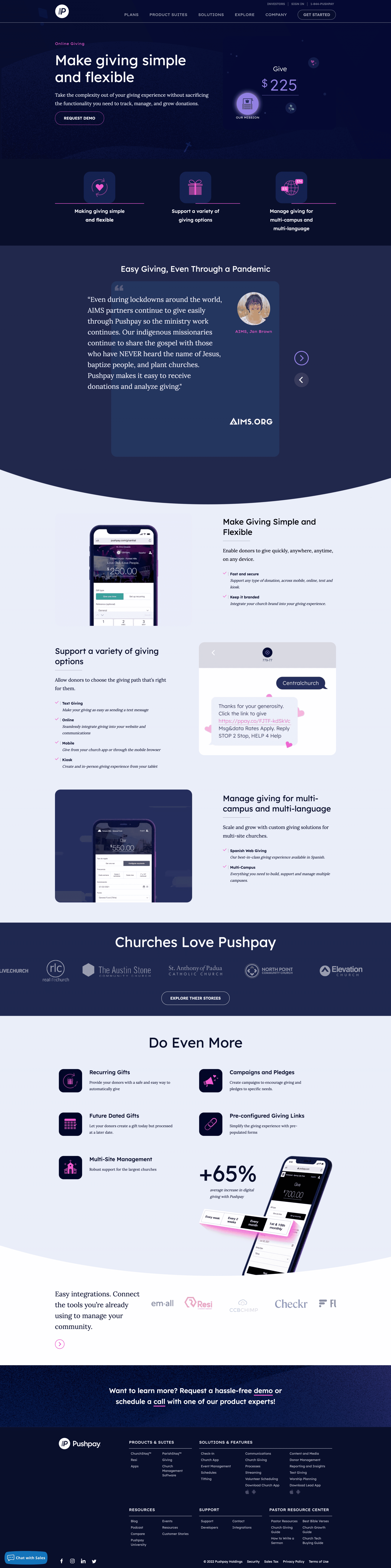 Pushpay Product