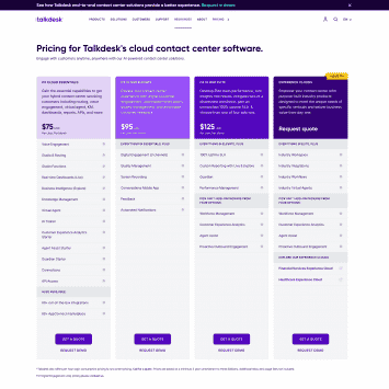 Talkdesk Pricing