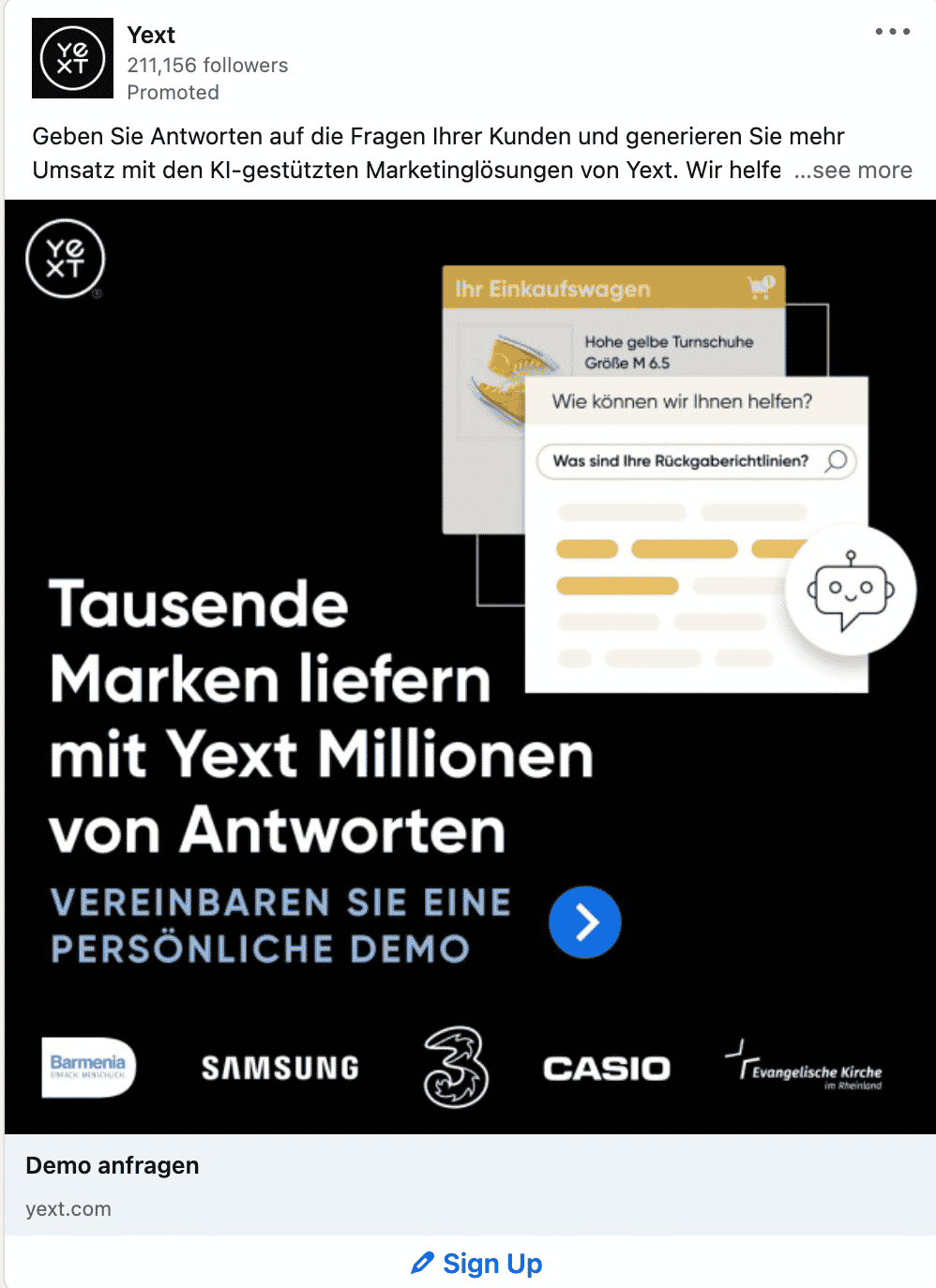 Yext LinkedIn Ads 3