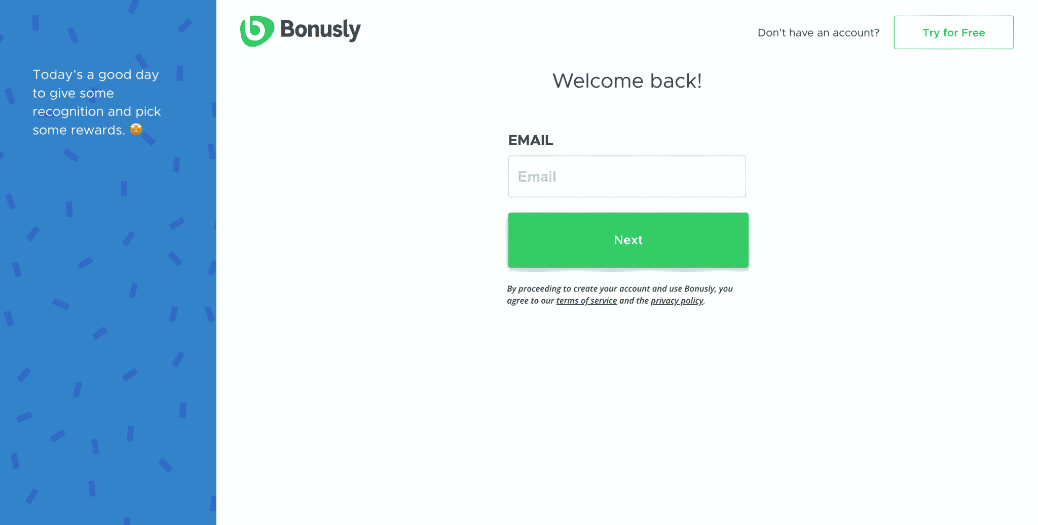 Bonusly Login